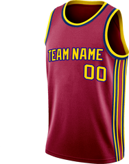 Personalized Basketball Team Jersey for College Team Uniform Top with Logo Name Number