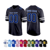 Loose Fit Custom American Football Jersey Stitched Printed Name Number Logo