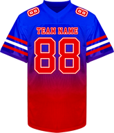 Stitched Printed Name Number Personalized Football Team Jersey with Custom Team Logo