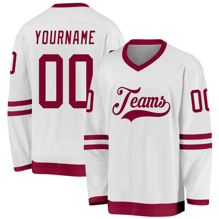 Custom Hockey Practice Jersey Retro for Team Gift with Player Name Number Team Logo for Game Day and Gifts