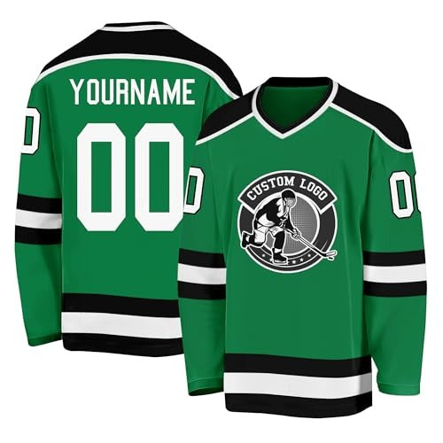 Custom Hockey Practice Jersey with Team Name and Player Number Game Day Shirt for Teams Players Fans Men Women Youth Kids