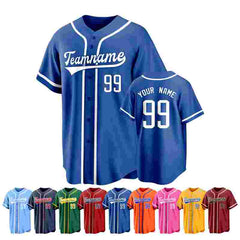 Custom Baseball Jersey Shirt for Softball Teams