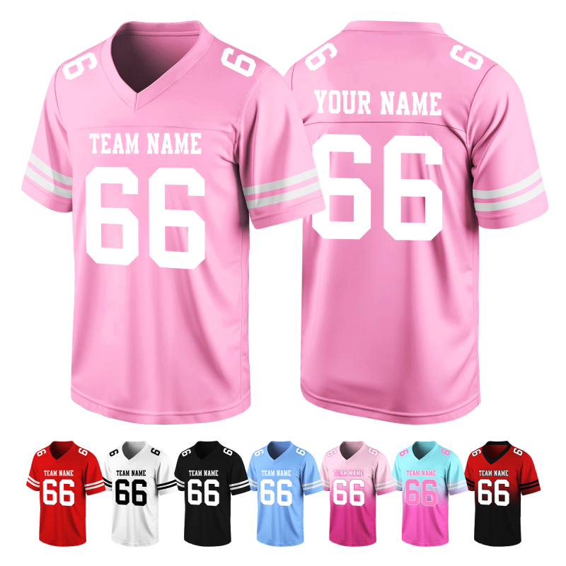 Personalized Football Team Jersey Stitched Printed Team Customization for Football Fans