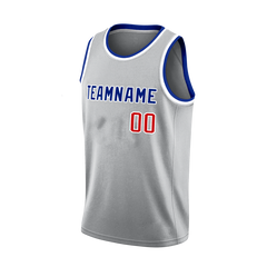 Embroidered and Printed Custom Basketball Shirt with Custom Patch Logo for Basketball Players