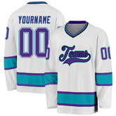Custom Hockey Fan Shirt with Custom Names and Numbers Fan Gift with Stitched Printed Name Number Logo for Team Uniforms