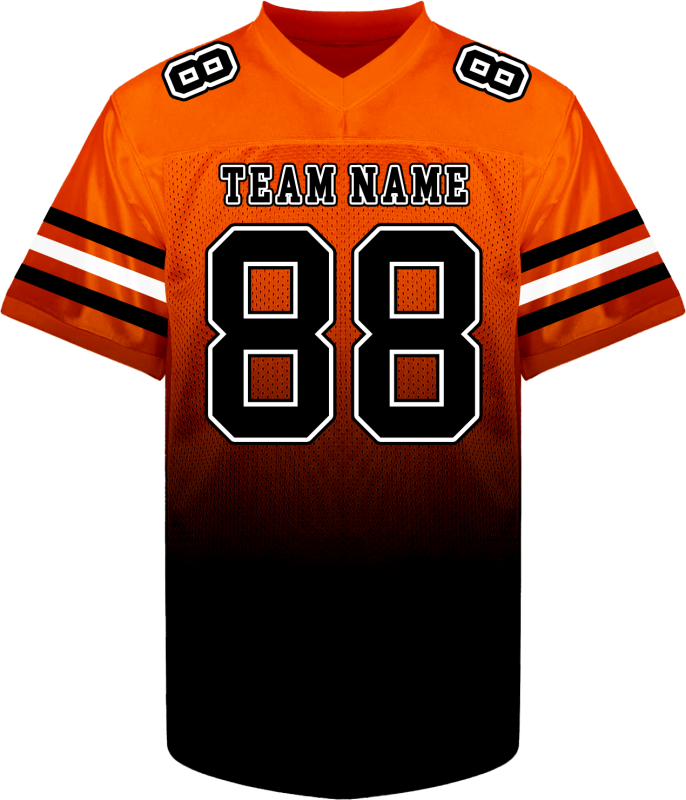Custom Football Fan Jersey Stitched Printed Team Customization for School Clubs