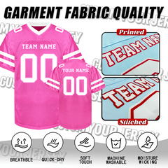 Custom Youth Football Jersey Sleeve Stripe Team Jersey