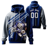 Classic Custom Printed Zip Up Hoodie for Fan Groups and Team Gift