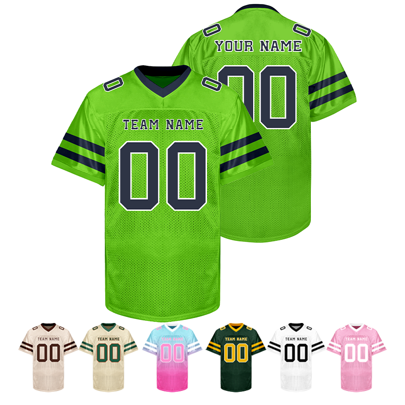 Custom Youth Football Jersey Sleeve Stripe Team Jersey
