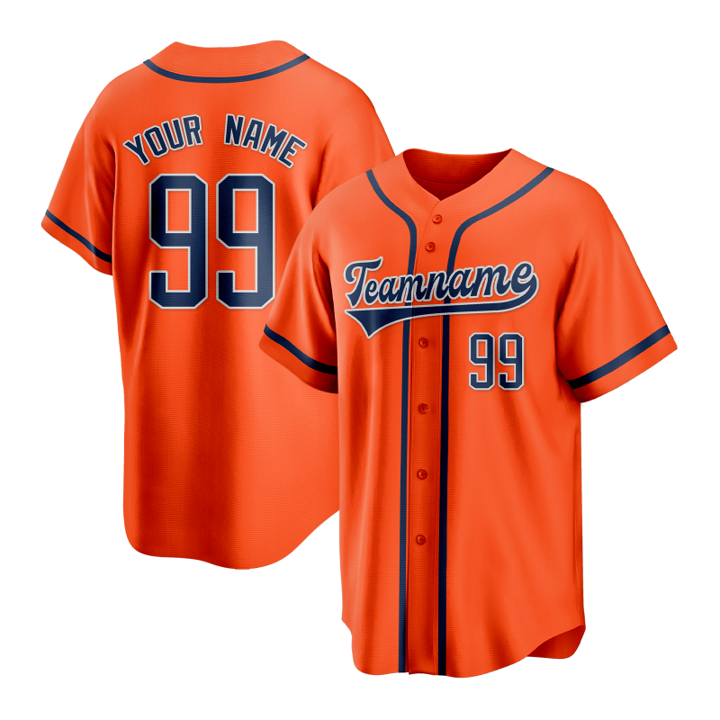 Custom Baseball Team Jersey Regular Fit with Custom Names and Numbers
