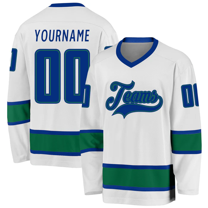 Personalized Hockey Team Jersey Stitched Printed Hockey Design with Stitched Printed Name Number Logo for Team Uniforms