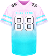 Custom Football Shirt with Custom Front and Back Stitched Printed Team Customization