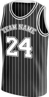 Embroidered and Printed Custom Basketball Game Top with Chest Logo for Men Women Kids