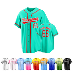 Custom Team Baseball Jersey with Team Name and Logo