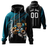 Custom School Printed Hoodie with Staff Name and Logo for Sports Team Apparel