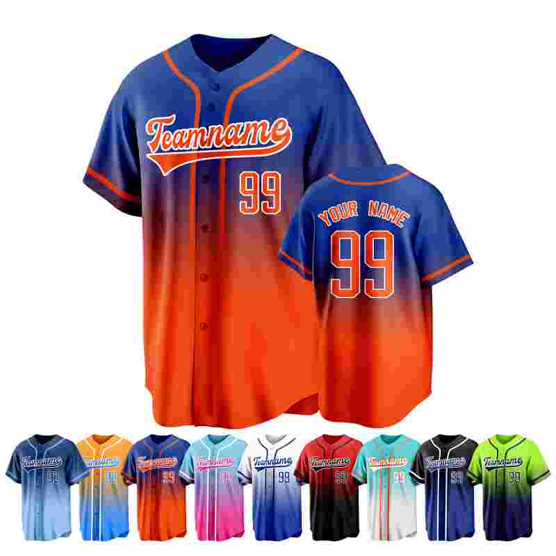 Pinstripe Personalized Baseball Shirt with Team Name and Logo
