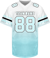 Personalized Football Team Jersey with Custom Front Text Team Uniform