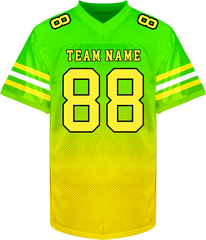 Custom Game Day Football Jersey with Team Logo and Number Stitched Printed Team Logo