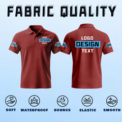 Lightweight Custom Event Printed Polo Shirt for Organization Staff and Church Event