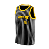 Custom Basketball Fan Shirt Embroidered and Printed with Back Name and Number for League Game