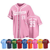 Custom Baseball Jersey Pinstripe with Personalized Name Number