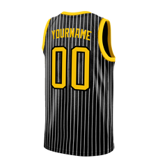 Custom Basketball Fan Shirt Embroidered and Printed with Back Name and Number for League Game