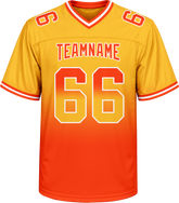 Custom Football Shirt with Custom Front Text with Stitched Printed Custom Design