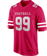 Custom Football Fan Jersey Stitched Printed Team Logo for Championship Game