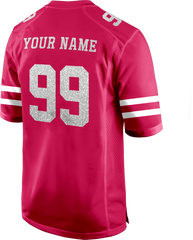 Custom Football Fan Jersey Stitched Printed Team Logo for Championship Game