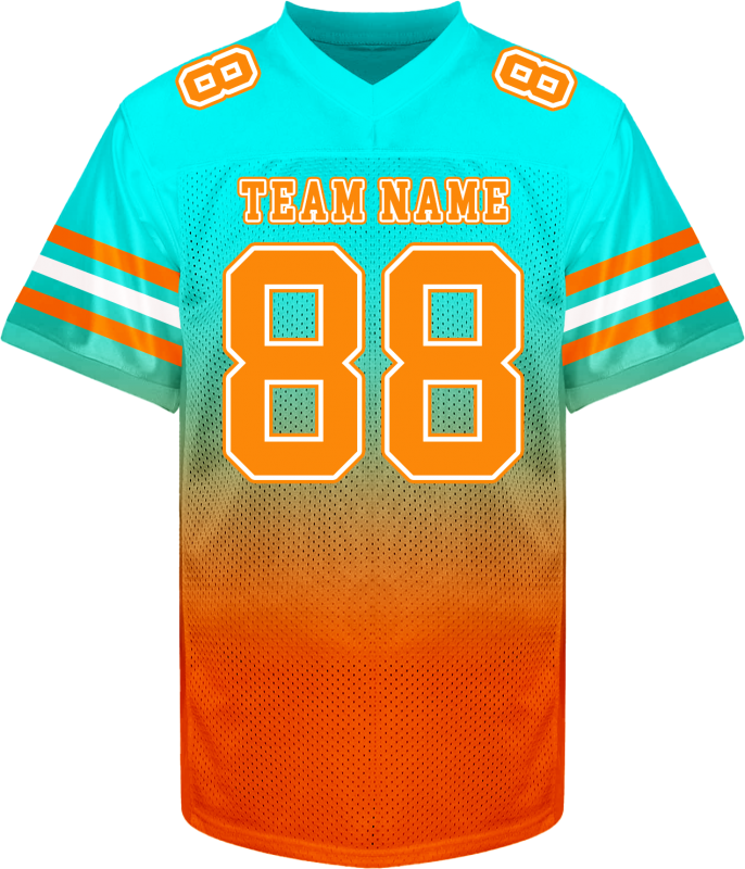 Custom Team Football Uniform with Team Logo and Number Game Day Shirt