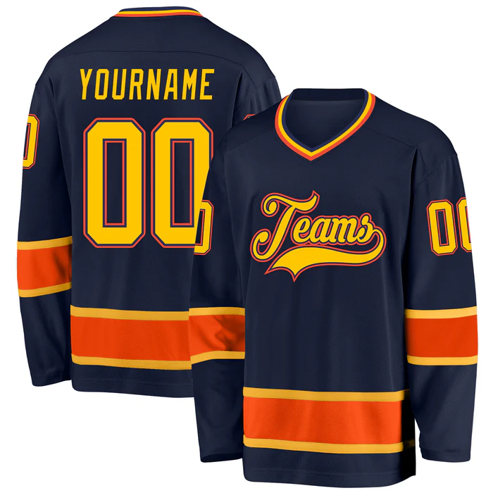 Custom Hockey Practice Jersey Oversized Team Jersey with Personalized Player Details for Teams Families and Fans