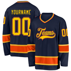 Custom Hockey Practice Jersey Oversized Team Jersey with Personalized Player Details for Teams Families and Fans