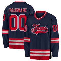 Lightweight Personalized Ice Hockey Jersey for Hockey Players with Custom Logo Name Number for School Teams and Fan Groups