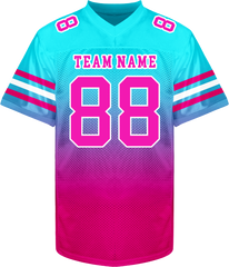 Custom Football Fan Jersey with Custom Patch Logo Stitched Printed