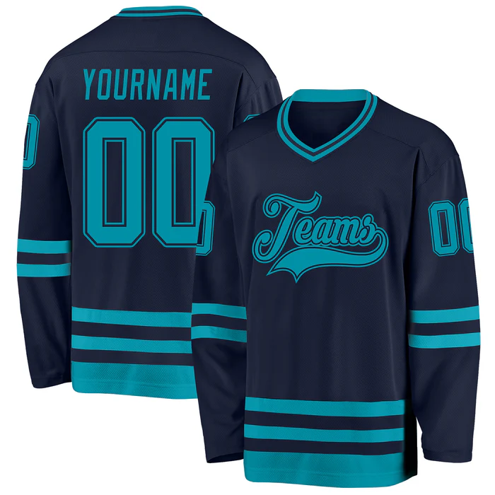 Classic Custom Hockey Fan Jersey with Team Name and Logo with Personalized Player Details for Teams Families and Fans