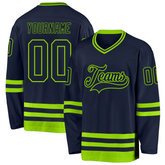 Regular Fit Personalized Hockey Team Jersey with Chest Logo with Custom Front Back Sleeve Details for Ice Hockey Teams
