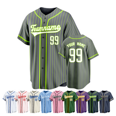 Personalized Baseball Shirt with Full Custom Design for Cheer Team Wear
