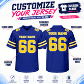 Custom Football Fan Shirt with Custom Name Number Team Uniform