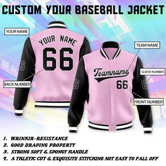 Custom Family Jacket with Printed and Embroidered Logo Name for Men Women Youth