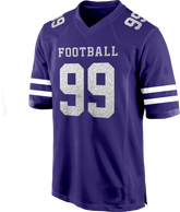 Custom Football Fan Jersey Stitched Printed Name Number
