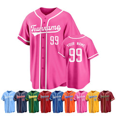 Personalized Baseball Jersey with Name and Number