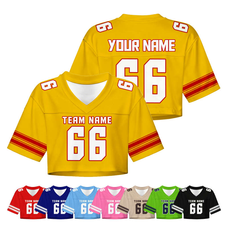 Custom Football Team Jersey with Team Name and Logo for Men Women Kids