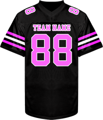 College Style Personalized Team Football Jersey with Front Team Name and Back Number
