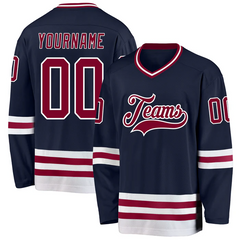 Custom Hockey Fan Shirt with Custom Names and Numbers Stitched Printed with Stitched Printed Name Number Team Logo for Men Women Youth Kids