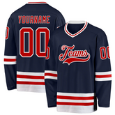 Custom Hockey Shirt with Custom Front and Back Stitched Printed Team Logo with Stitched Printed Name Number Team Logo for Men Women Youth Kids