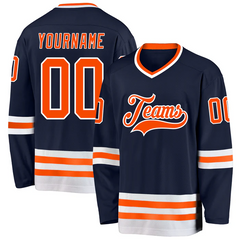 Personalized Hockey Jersey for Team Photo Outfit with Custom Front Back Sleeve Details for Ice Hockey Teams