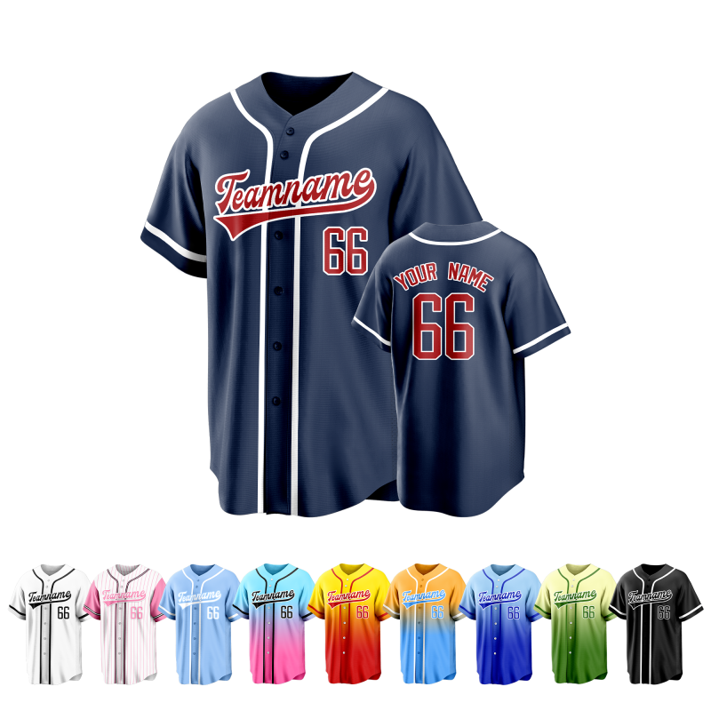Personalized Baseball Jersey with Full Custom Design