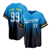 Solid Custom Baseball Jersey with Team Name and Logo