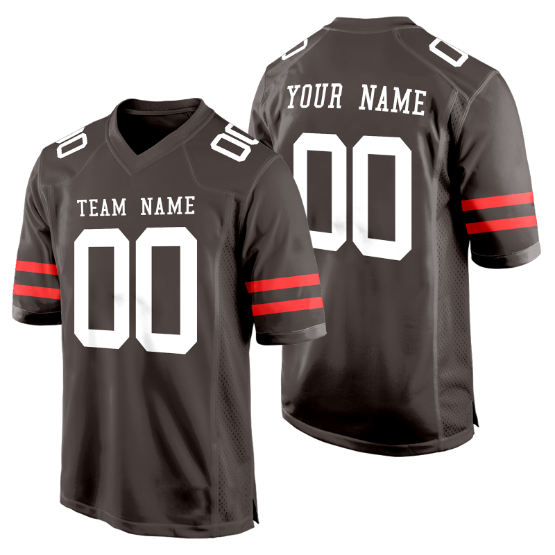 Game Uniform Style Custom Football Uniform Stitched Printed Name Number