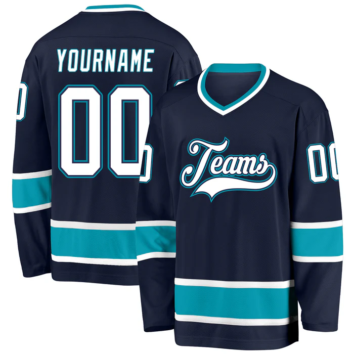 Personalized Hockey Jersey with Name and Number Hockey Gift with Player Name Number Team Logo for Game Day and Gifts